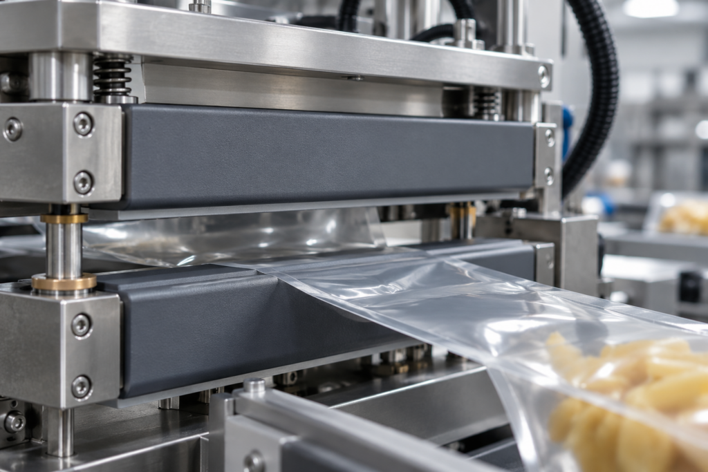 Sol-gel application on packaging machine